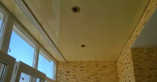 Натяжной потолок на балкон Бугульма, цена 6155 руб.